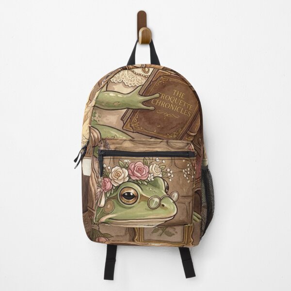 Item preview, Frog Book Lover Cottagecore Fantasy Reader designed and sold by dschiffer12.