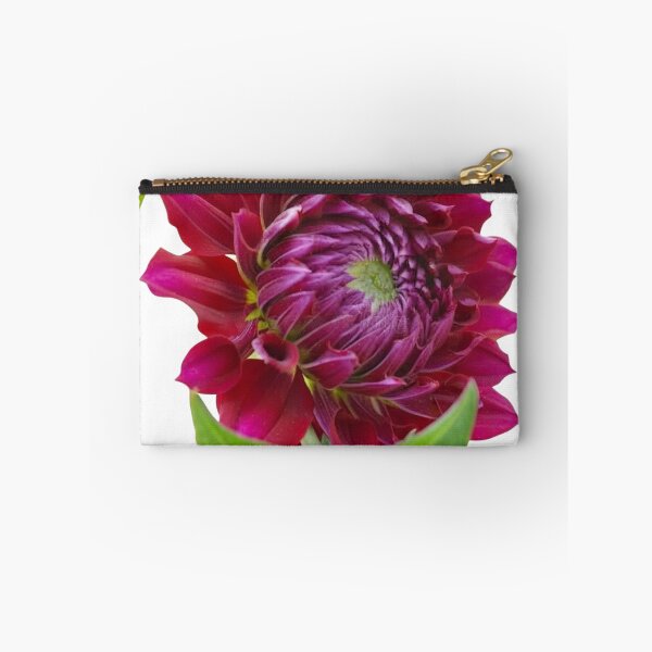 Item preview, Vibrant Deep Magenta-Purple Dahlia Flower with Buds Isolated on White Background designed and sold by CreativeNest Prints.