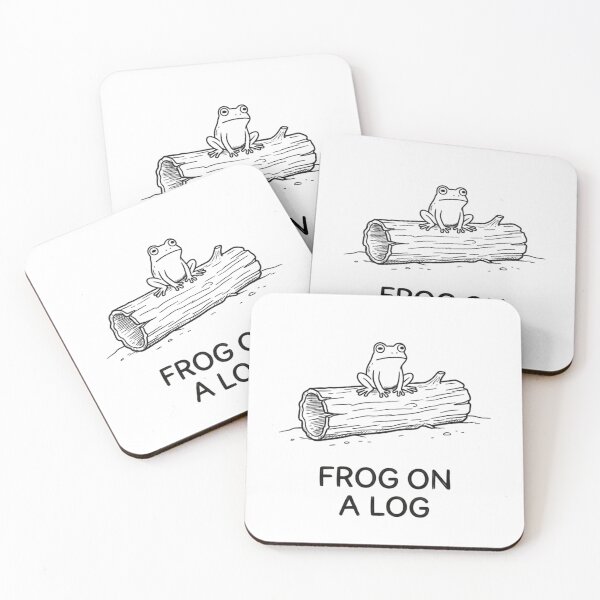Item preview, Frog On A Log Art Print designed and sold by Imaginary-Sound.