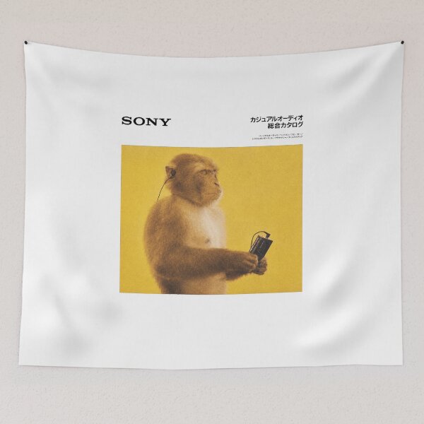 Item preview, Walkman 1987 Monkey Classic Tshirt designed and sold by ArtbySunRaeer.