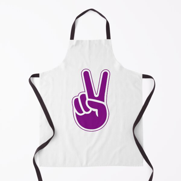 Item preview, Purple Retro Peace Sign Hand Design designed and sold by pattern-archive.