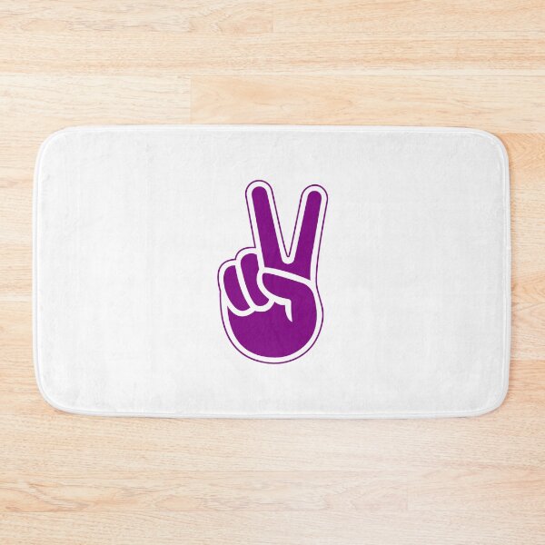 Item preview, Purple Retro Peace Sign Hand Design designed and sold by pattern-archive.