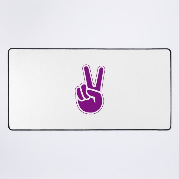 Item preview, Purple Retro Peace Sign Hand Design designed and sold by pattern-archive.