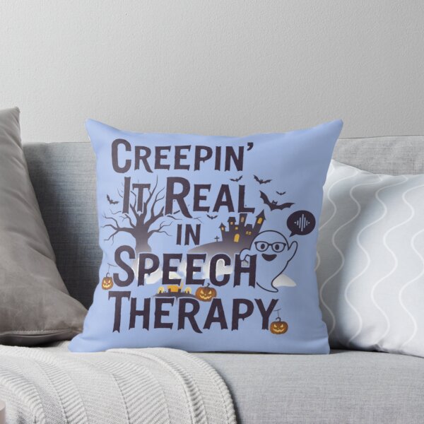 Item preview, Creepin It Real Speech Therapy Ghost Audio Wave Graphic designed and sold by Exquisite Design Studio „Paculówka”.