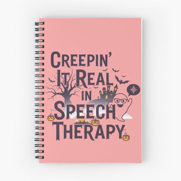 Item preview, Creepin It Real Speech Therapy Ghost Audio Wave Graphic designed and sold by Exquisite Design Studio „Paculówka”.