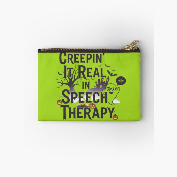 Item preview, Creepin It Real Speech Therapy Ghost Audio Wave Graphic designed and sold by Exquisite Design Studio „Paculówka”.