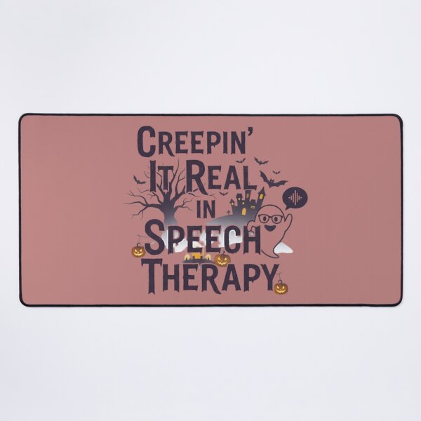 Item preview, Creepin It Real Speech Therapy Ghost Audio Wave Graphic designed and sold by Exquisite Design Studio „Paculówka”.
