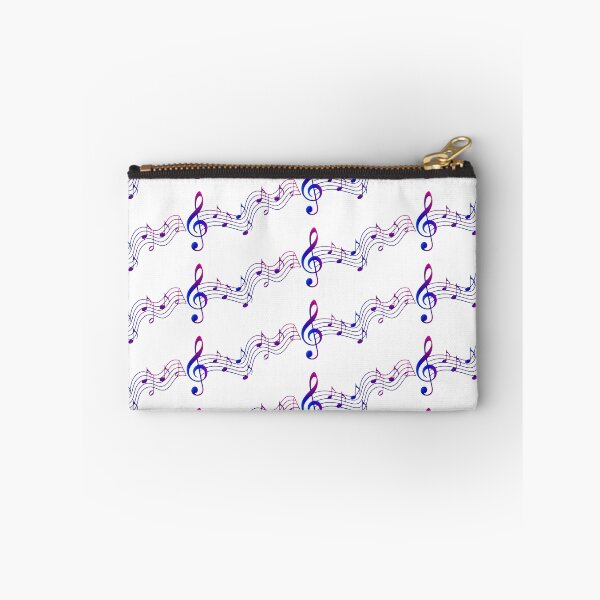 Item preview, Treble Clef Music Notes Wavy Staff Design | Elegant Musician Gift | Classical Music Lover Art designed and sold by StyxIND.