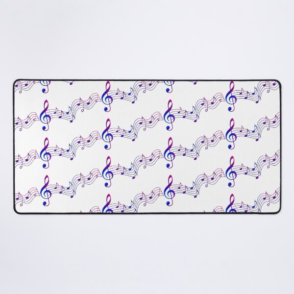 Item preview, Treble Clef Music Notes Wavy Staff Design | Elegant Musician Gift | Classical Music Lover Art designed and sold by StyxIND.