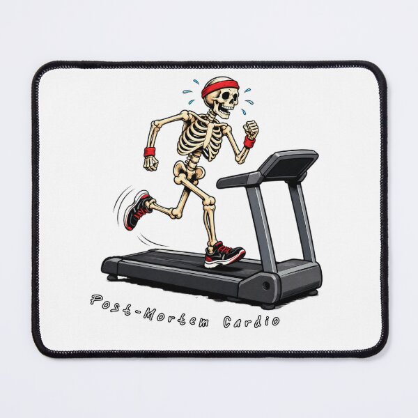 Item preview, Post Mortem Cardio Funny Skeleton Running Workout designed and sold by Addy77shop.