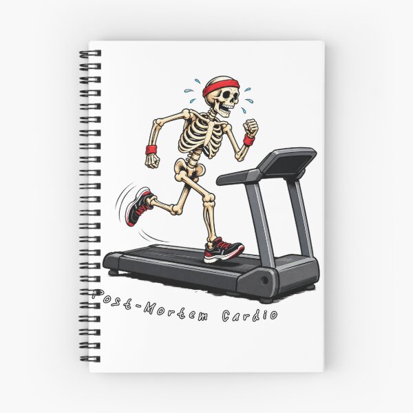 Item preview, Post Mortem Cardio Funny Skeleton Running Workout designed and sold by Addy77shop.