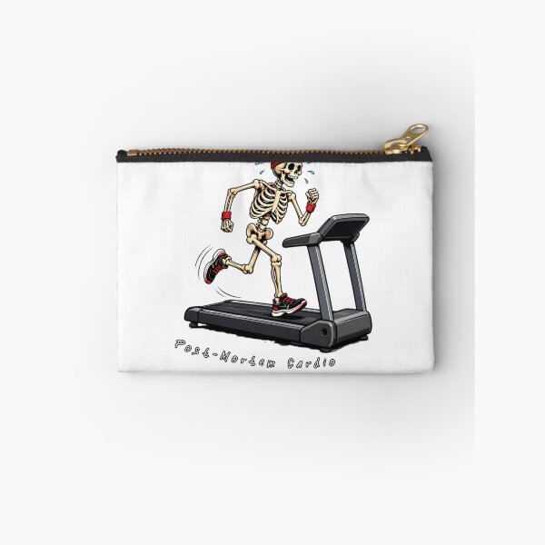 Item preview, Post Mortem Cardio Funny Skeleton Running Workout designed and sold by Addy77shop.