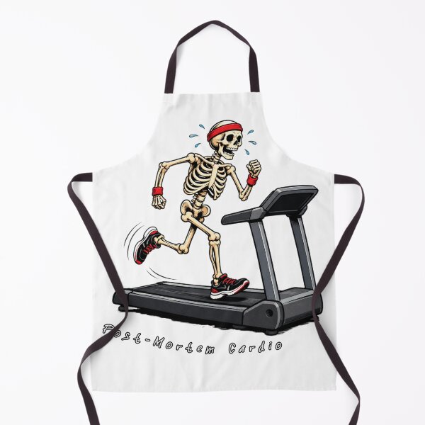 Item preview, Post Mortem Cardio Funny Skeleton Running Workout designed and sold by Addy77shop.