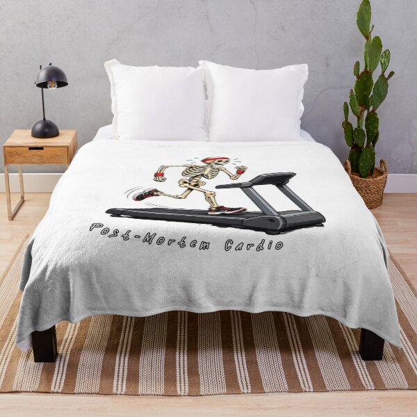 Item preview, Post Mortem Cardio Funny Skeleton Running Workout designed and sold by Addy77shop.