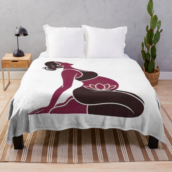 Item preview, Camel Pose Plum Silhouette Beige Lotus Piece designed and sold by 108stillness.