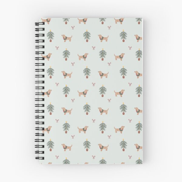 Item preview, Cute Watercolor Dachshund Christmas Tree Mint Pattern designed and sold by svitlaarty.