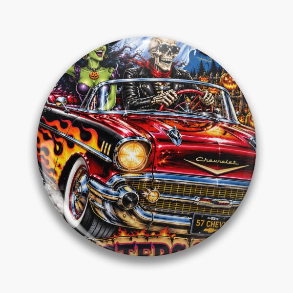 Item preview, Monsters Ghosts Skeletons Trick Or Treat art 8 x 10 art motorcycle art t shirts hoodies pillows books phones clocks heat transfers designed and sold by oldwestcowboy.