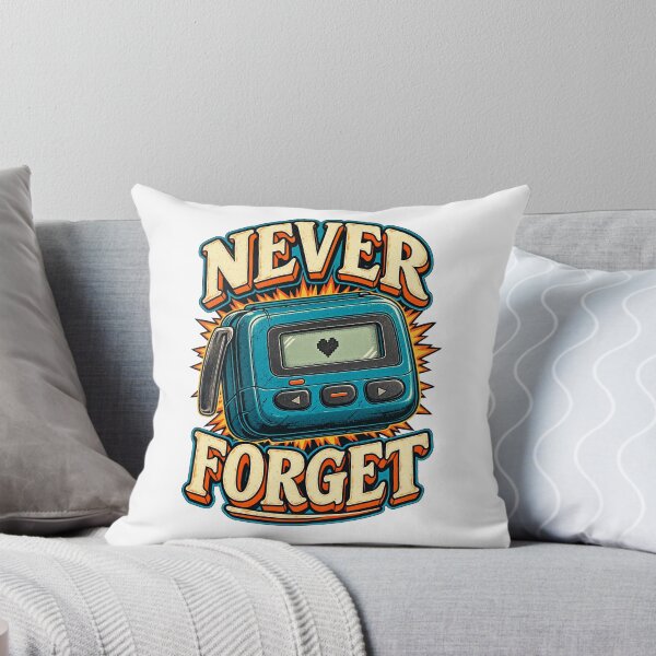 Item preview, Never Forget Retro Pager Heart designed and sold by NorthbornSupply.