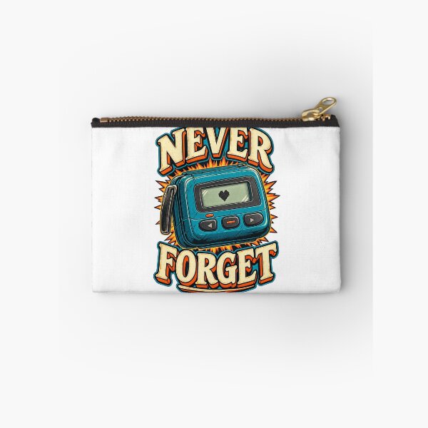 Item preview, Never Forget Retro Pager Heart designed and sold by NorthbornSupply.