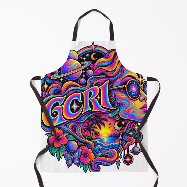 Item preview, GCR1 Cosmic Psychedelic Profile – Neon Galaxy Woman | Surreal Space Art designed and sold by GCR1.