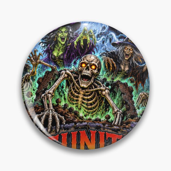 Item preview, Reunited Monsters Ghosts Skeletons Trick Or Treat art 8 x 10 art motorcycle art t shirts hoodies pillows books phones clocks heat transfers designed and sold by oldwestcowboy.