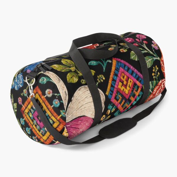Item preview, Panamanian Folk Flowers – Guna Mola Inspired Tropical Floral Design designed and sold by MarekoraStudio.