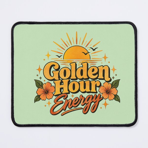 Item preview, Golden Hour Energy – Retro Boho Sunset Floral Art designed and sold by Sanika arts .