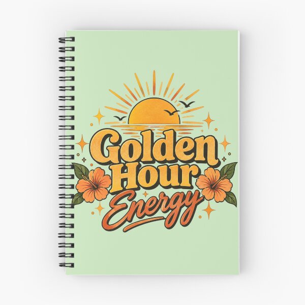Item preview, Golden Hour Energy – Retro Boho Sunset Floral Art designed and sold by Sanika arts .