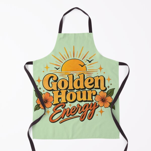 Item preview, Golden Hour Energy – Retro Boho Sunset Floral Art designed and sold by Sanika arts .
