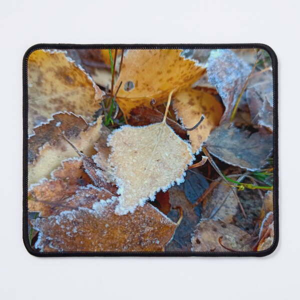 Item preview, First Frost: Frozen Autumn Leaves on the Ground designed and sold by Levorr.