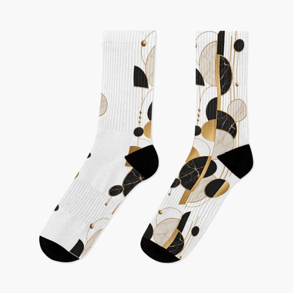 Item preview, Geometric  Circles golden and black colour marble pattern designed and sold by SABEHAT.