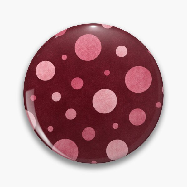 Item preview, Large pink polka dots on burgundy designed and sold by Nolan6.