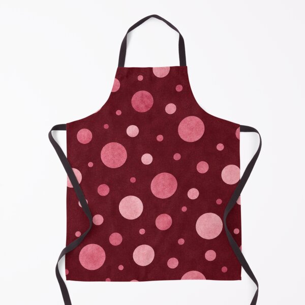 Item preview, Large pink polka dots on burgundy designed and sold by Nolan6.