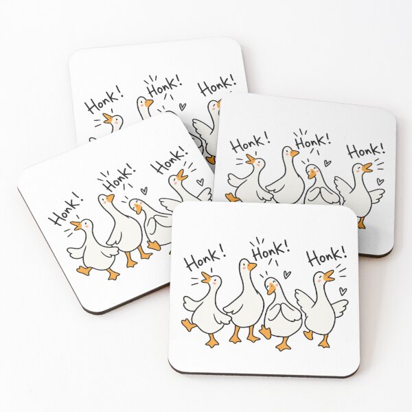 Item preview, Funny Dancing Geese Honk Together designed and sold by RetroPop23.