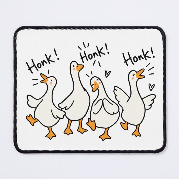 Item preview, Funny Dancing Geese Honk Together designed and sold by RetroPop23.