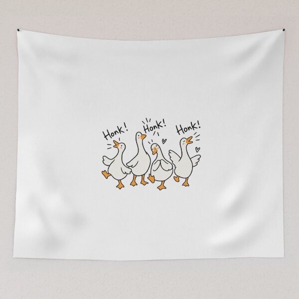 Item preview, Funny Dancing Geese Honk Together designed and sold by RetroPop23.