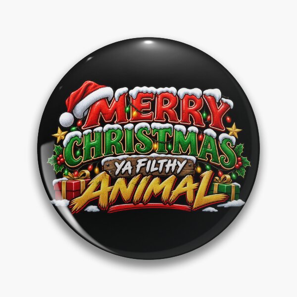 Item preview, Merry Christmas Ya Filthy Animal - Rude But Funny - Christmas Design designed and sold by aventi24.