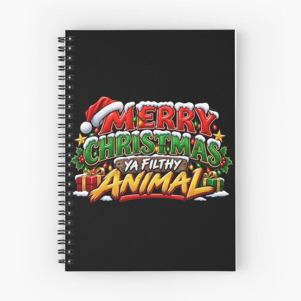 Item preview, Merry Christmas Ya Filthy Animal - Rude But Funny - Christmas Design designed and sold by aventi24.