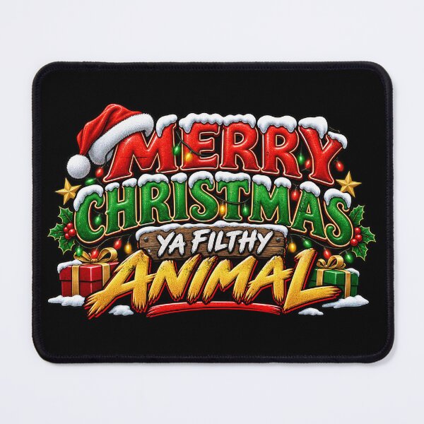 Item preview, Merry Christmas Ya Filthy Animal - Rude But Funny - Christmas Design designed and sold by aventi24.