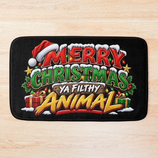 Item preview, Merry Christmas Ya Filthy Animal - Rude But Funny - Christmas Design designed and sold by aventi24.