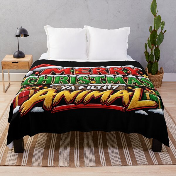 Item preview, Merry Christmas Ya Filthy Animal - Rude But Funny - Christmas Design designed and sold by aventi24.