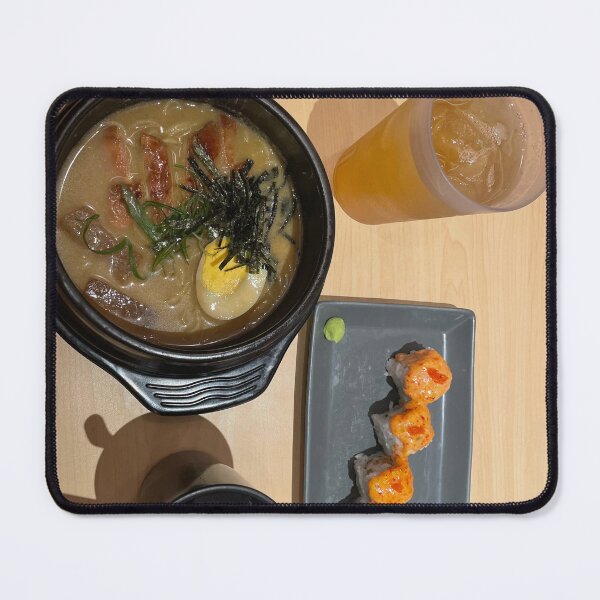 Item preview, Chicken Curry Ramen with Dynamite Sushi Roll designed and sold by GerhanaBulbul.