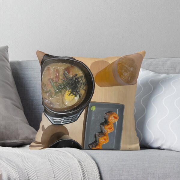 Item preview, Chicken Curry Ramen with Dynamite Sushi Roll designed and sold by GerhanaBulbul.