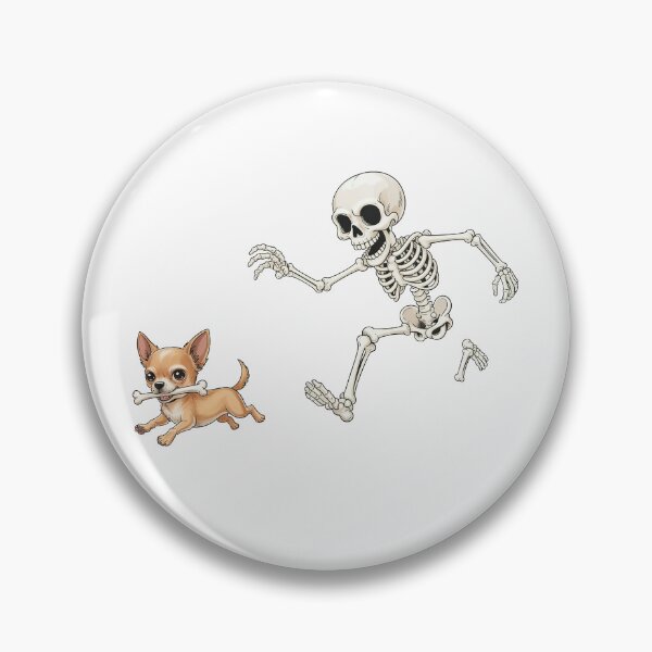 Item preview, Dog Stealing Bone Skeleton Halloween designed and sold by charoen-design.
