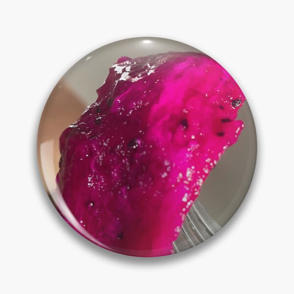 Item preview, A piece of dragonfruit in fork designed and sold by GerhanaBulbul.