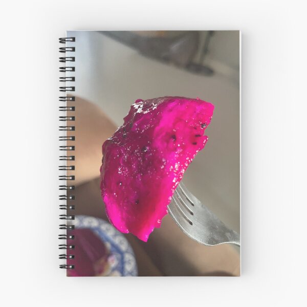 Item preview, A piece of dragonfruit in fork designed and sold by GerhanaBulbul.