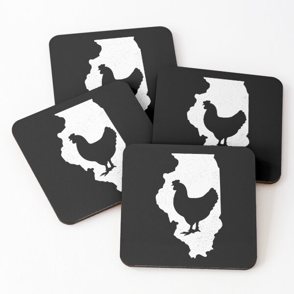 Item preview, Illinois Chicken designed and sold by teesaurus.