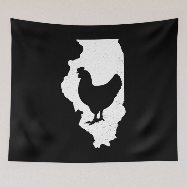 Item preview, Illinois Chicken designed and sold by teesaurus.