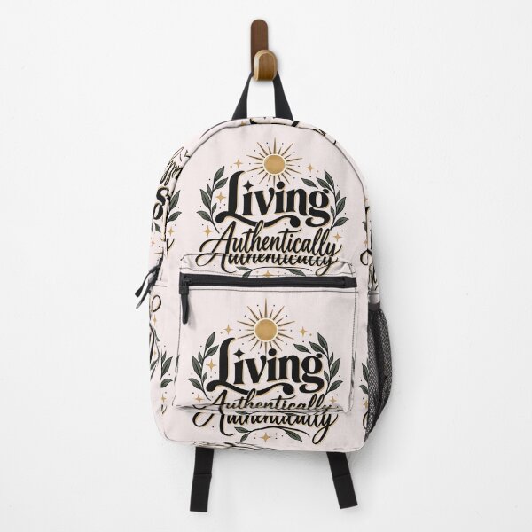 Item preview, Living Authentically – Botanical Self Love Quote designed and sold by Sanika arts .