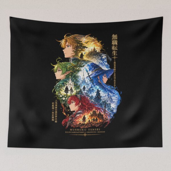 Item preview, Mushoku Tensei Jobless Reincarnation designed and sold by reezorrrr.